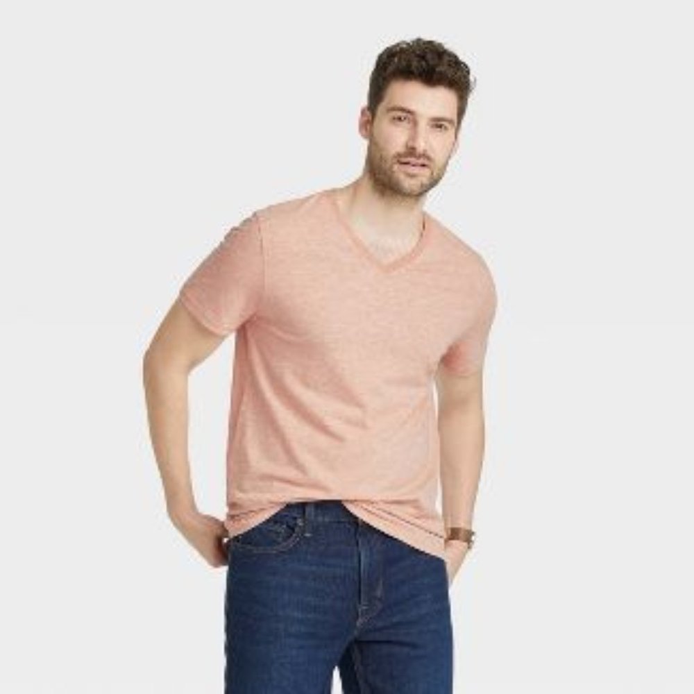 Men's Short Sleeve V-Neck T-Shirt
